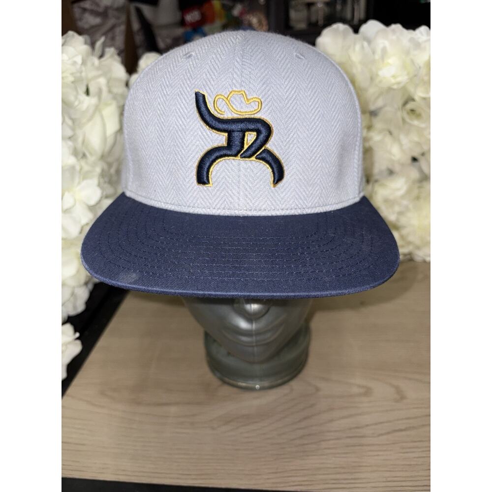 Hooey Snapback Hat Cap Cowboy Western Ranch Outdoors Men Women Gray Blue